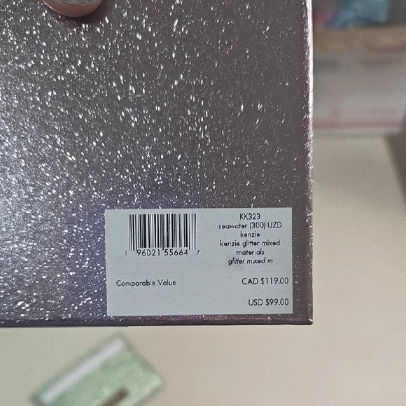 Kate Spade Glitter Mixed Seawater Crossbody Duo With Card Holder - Picture 6 of 8